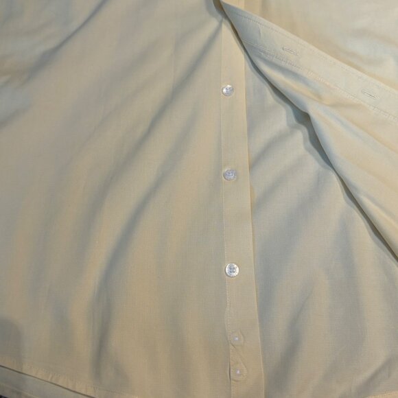 Cinch Mens Yellow Long Sleeve Cotton Shirt Size Small - Picture 6 of 10